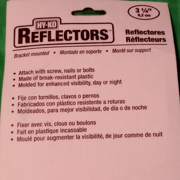 New bracket mounted reflectors. - Picture 4 of 4